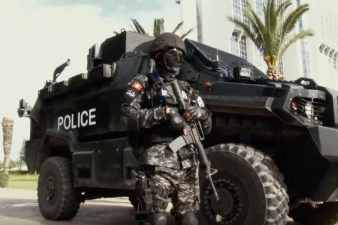 Tunezyjska policja.