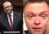 Grzegorz Braun, Szymon Hołownia Fot. YouTube, collage