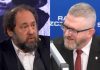 Jan Hartman oraz Grzegorz Braun. / Foto: screen YouTube / Kanał Zero/Radio Szczecin (kolaż)