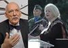 Janusz Korwin-Mikke i Lucyna Kulińska / fot. YT / Janusz Korwin-Mikke / Fb / JKM - prezes partii KORWiN (kolaż)