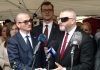 Michał Klimek oraz Grzegorz Braun podczas konferencji prasowej w Krakowie. / Foto: screen YouTube